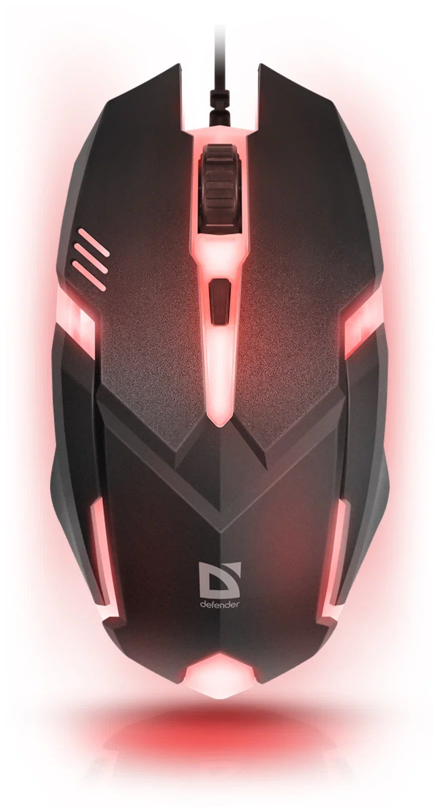 Проводная игровая мышь Defender Hit MB-550 черный 74300₽