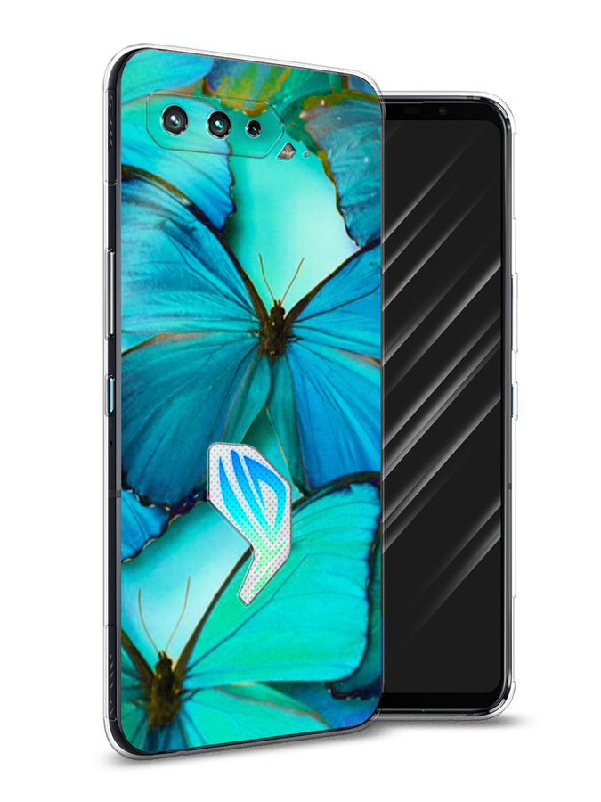 

Чехол Awog на Asus ROG Phone 5 "Неоновые бабочки", Синий;белый, 44250-4