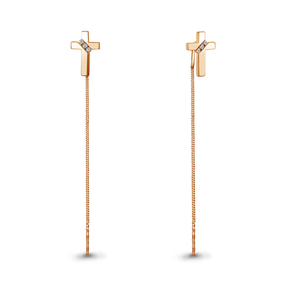 

Серьги из серебра с бриллиантом Aquamarine 040189_925_з, 040189_925_з