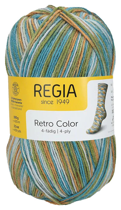 

Пряжа для вязания Regia 9801269 4-fadig (01294), Разноцветный, Regia 4-fadig Color 100g