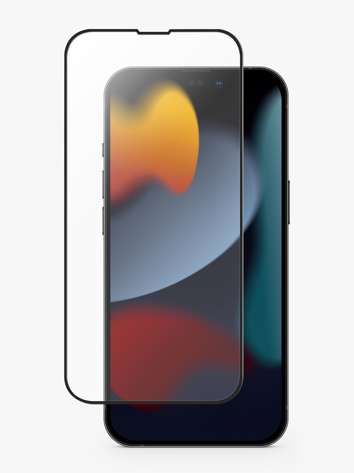 

Стекло Uniq для iPhone 13/13 Pro/14 Optix Matte Clear/Black, Matte