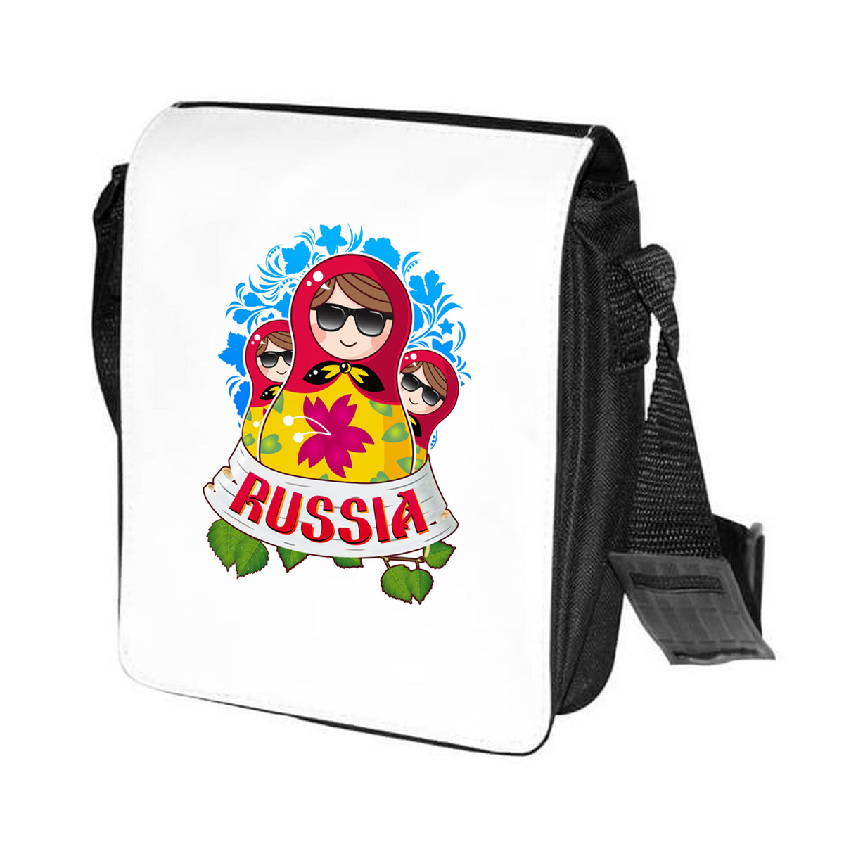фото Сумка на плечо coolpodarok прикол. матрешки russia
