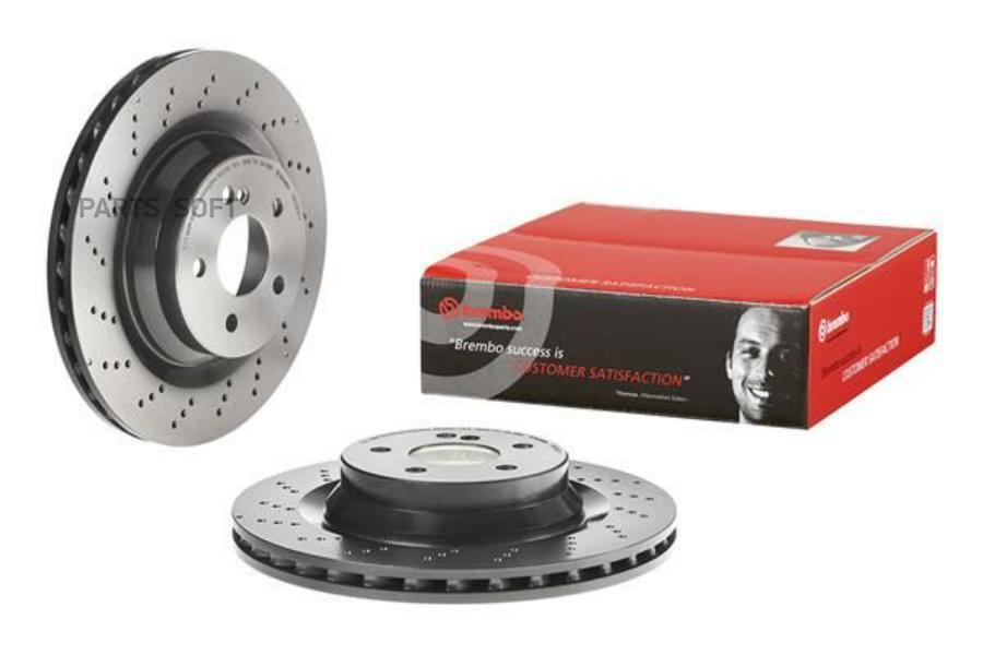 

Тормозной диск brembo задний вентилируемый 330x26 мм 5 отверстий 09.C502.11