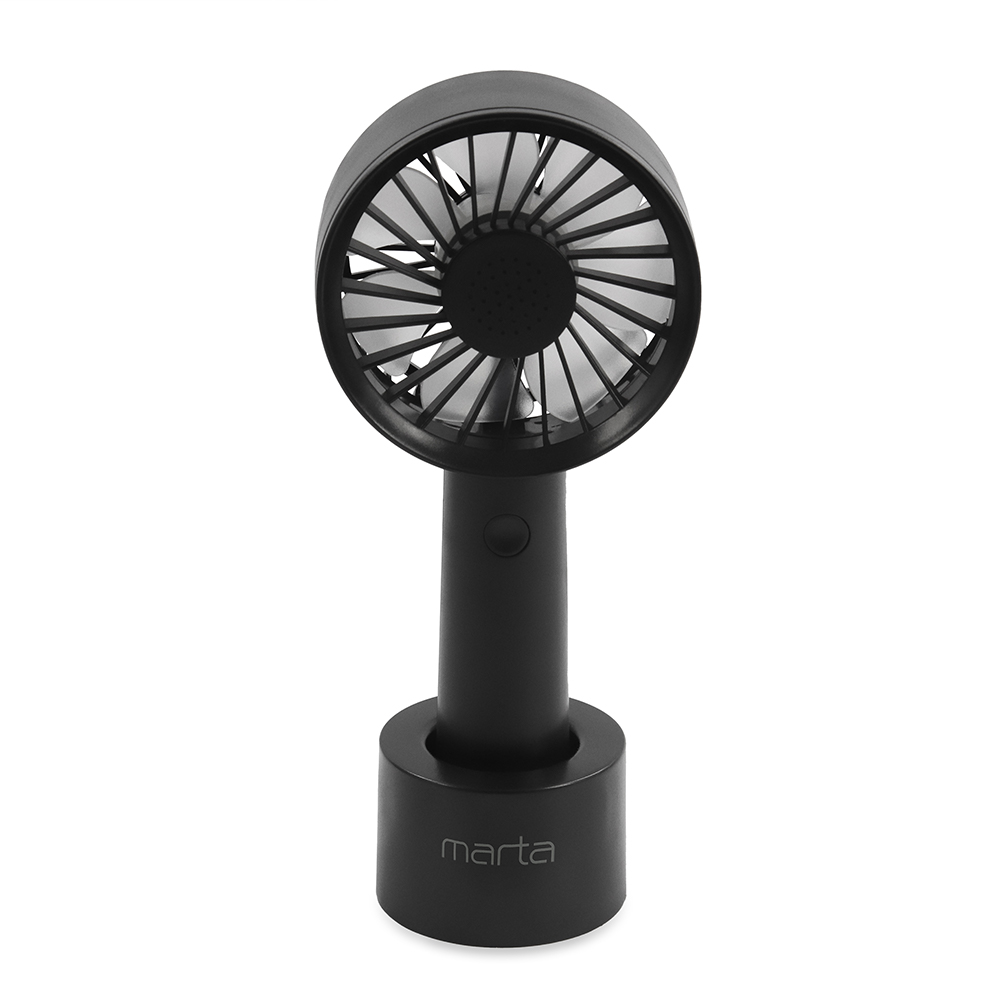 Вентилятор напольный Marta MT-FN2549 черный usb mini fan настольный кулер вентилятор с зажимом тихая аккумуляторная батарея usb зарядка розовый