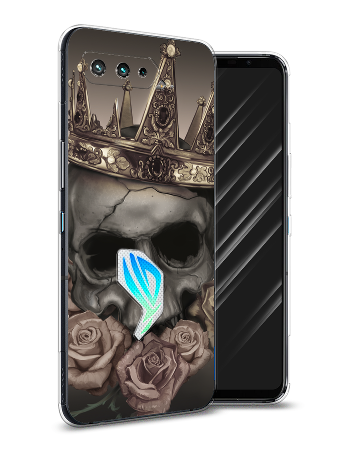 

Чехол Awog на Asus ROG Phone 5 "Череп 22", Серый;черный;бежевый, 44250-9