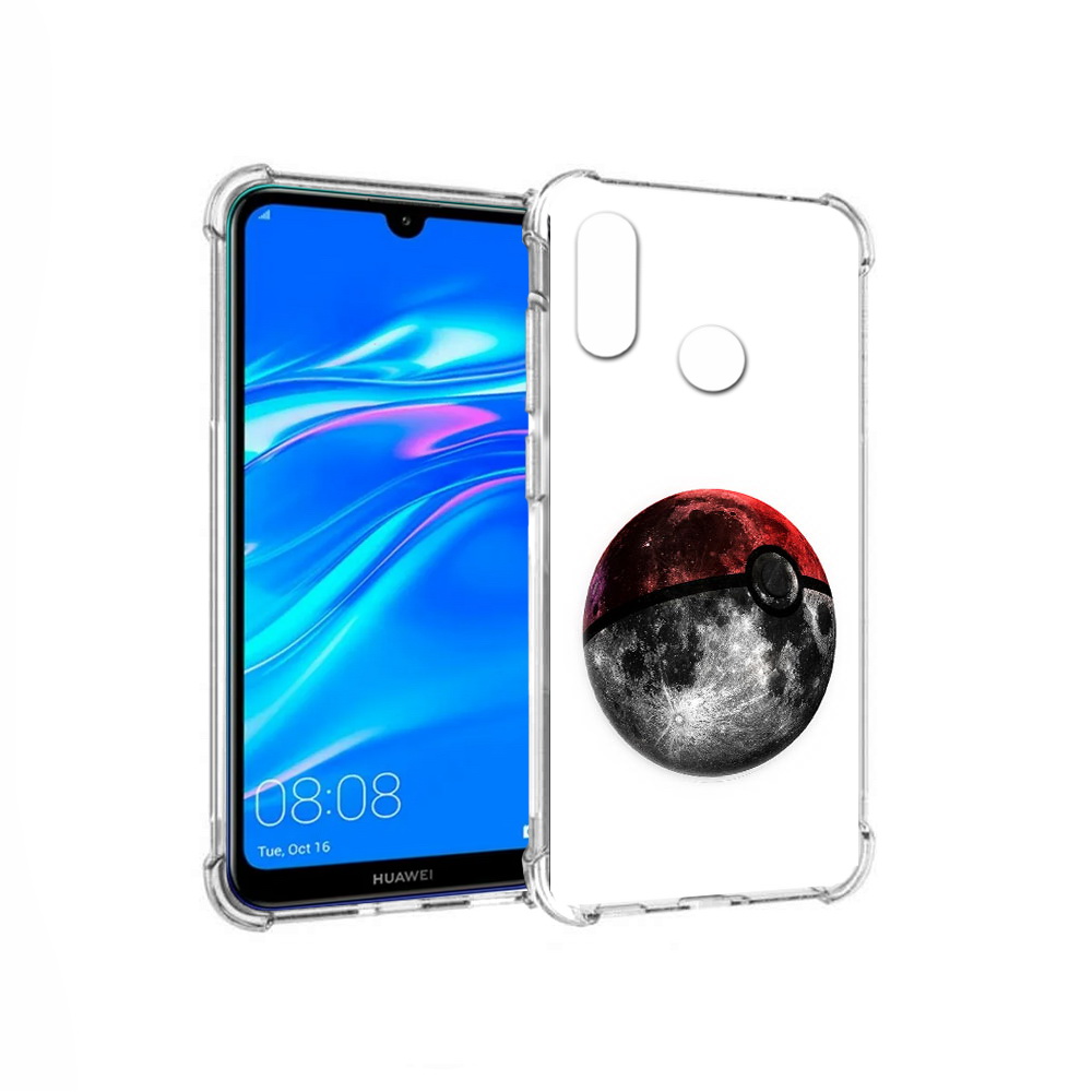 

Чехол MyPads Tocco для Huawei Y9 планета покебол (PT227091.35.543), Прозрачный, Tocco