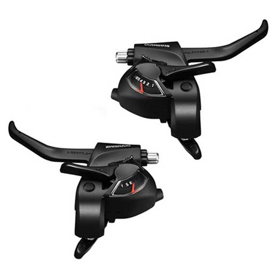 

Комп. Шифт.-Торм. ручек Shimano Tourney TY ST-EF41 Shift-Brake Lever / 3x6-Speed, Черный, Estef41p6al