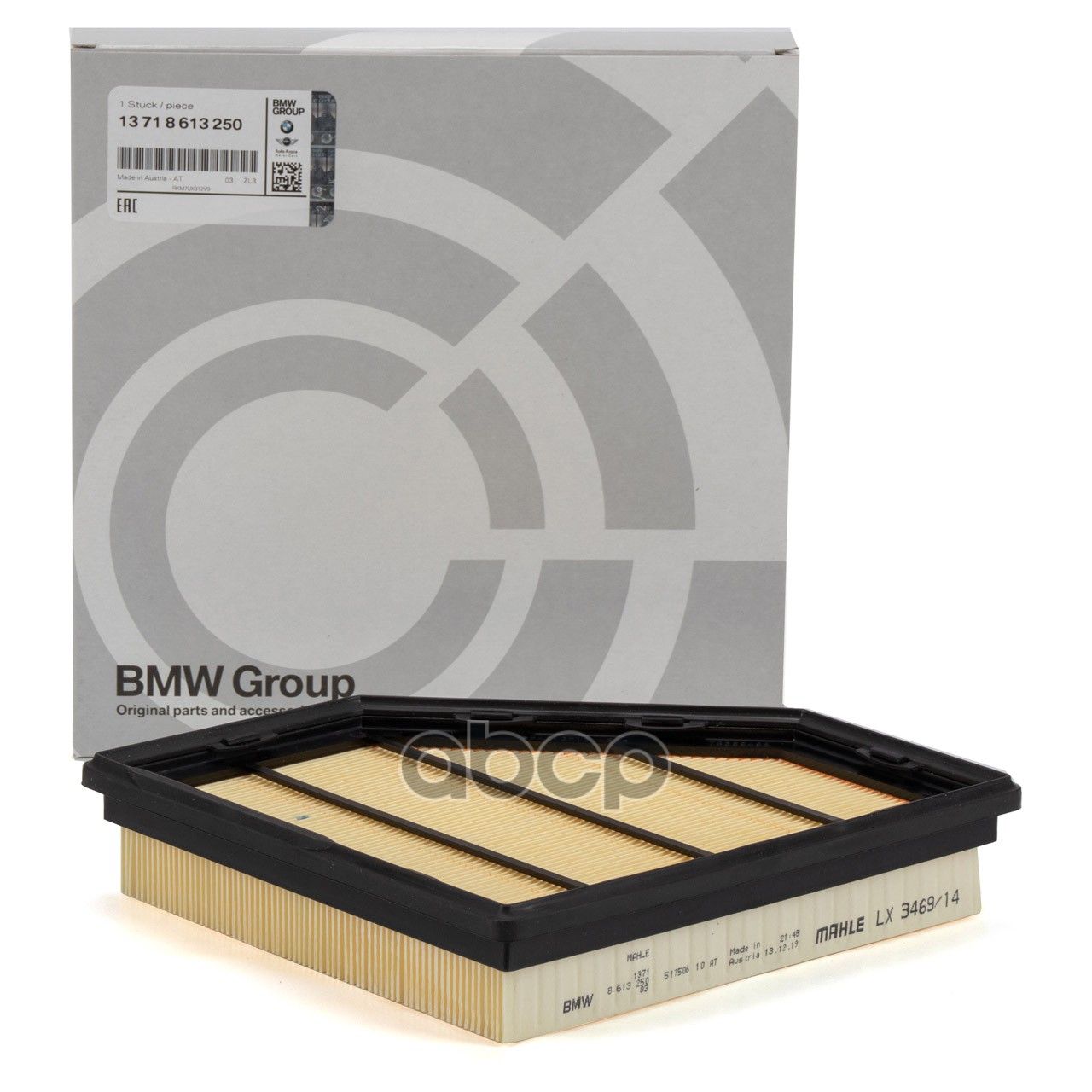 

BMW 13718613250 Фильтр возд.BMW G-серия 5 л. цилиндров 1 () 1шт