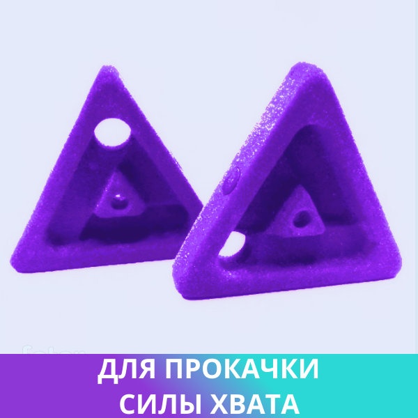 Эспандер кистевой JUJAHOLDS The-Triangle-180 фиолетовый