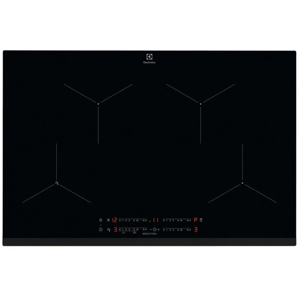 Встраиваемая варочная панель индукционная Electrolux EIS8134 черный комплект sven gs 9200
