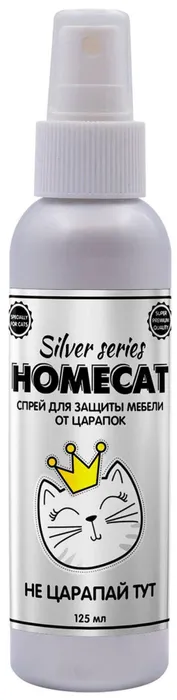 Спрей для коррекции поведения кошек Homecat для приучения к когтеточке, 3 шт по 125 мл