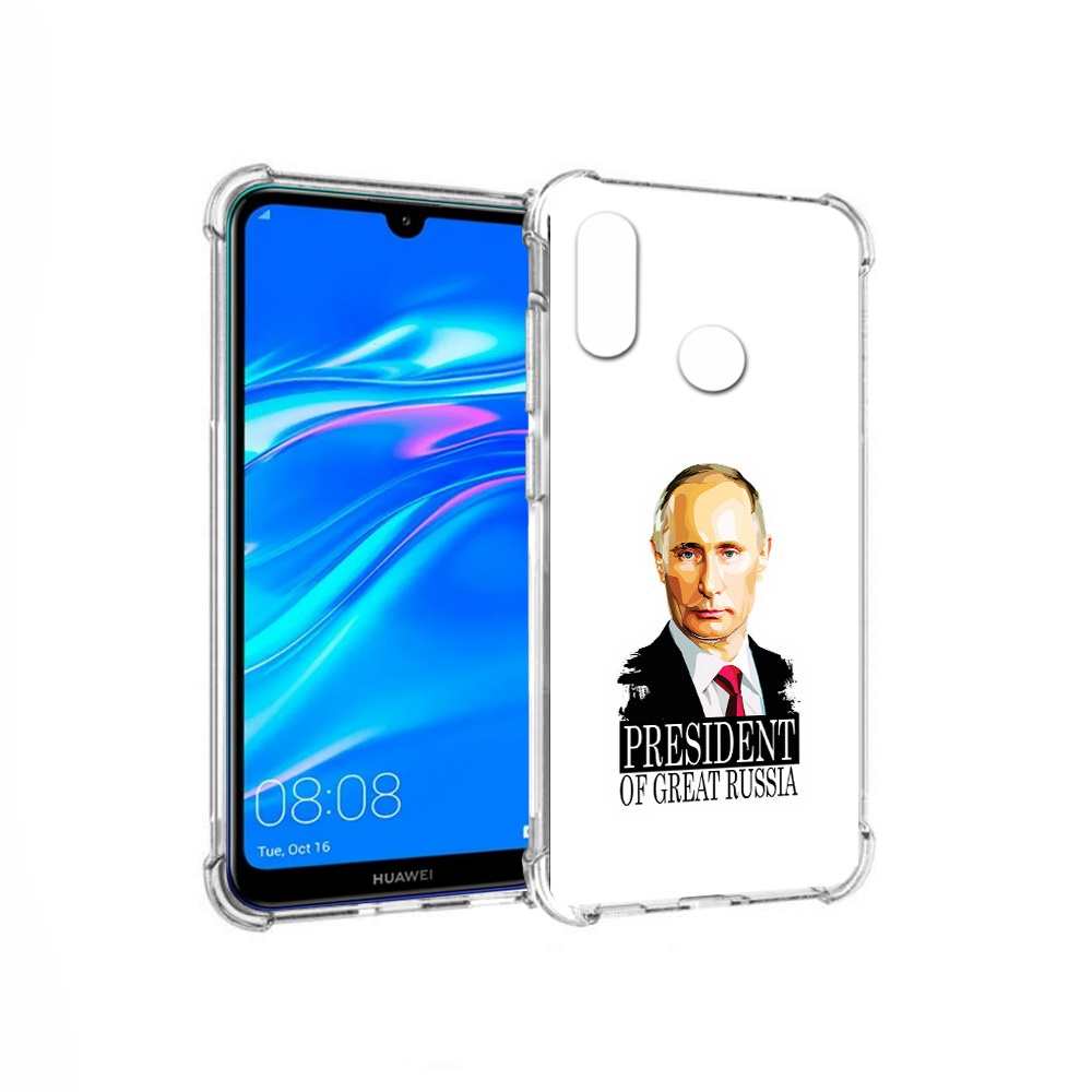

Чехол MyPads Tocco для Huawei Y9 Володька (PT227091.35.50), Прозрачный, Tocco