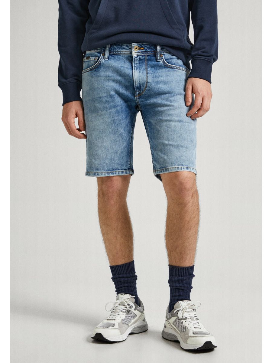 

Джинсовые шорты мужские Pepe Jeans London PE122F086 синие 38, Синий, PE122F086