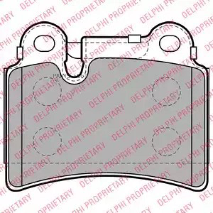 

Тормозные Колодки DELPHI LP2061