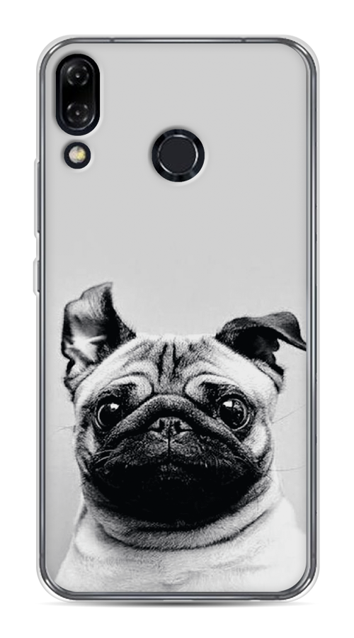

Чехол Awog на Asus Zenfone 5 ZE620KL "Ушастый мопс", Серый, 43350-1