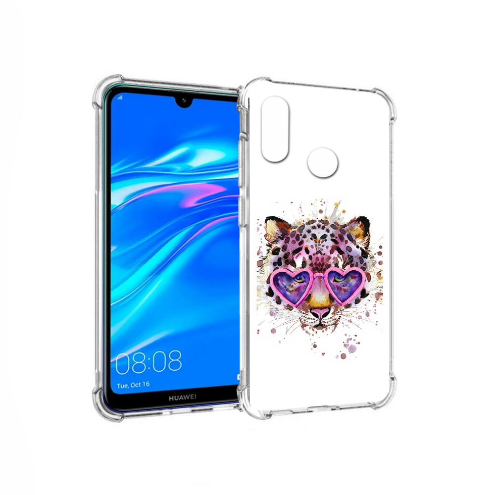 

Чехол MyPads Tocco для Huawei Y9 модный леопард (PT227091.35.480), Прозрачный, Tocco