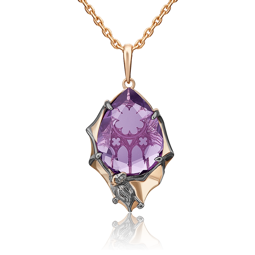 

Кулон из золота PLATINA jewelry 03-2964-00-203-1110-46, аметист, 03-2964-00-203-1110-46