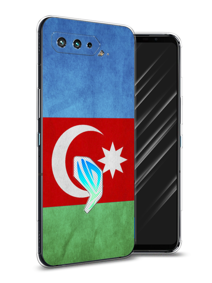 

Чехол Awog на Asus ROG Phone 5 "Флаг Азербайджана", Синий;красный;зеленый, 44250-5
