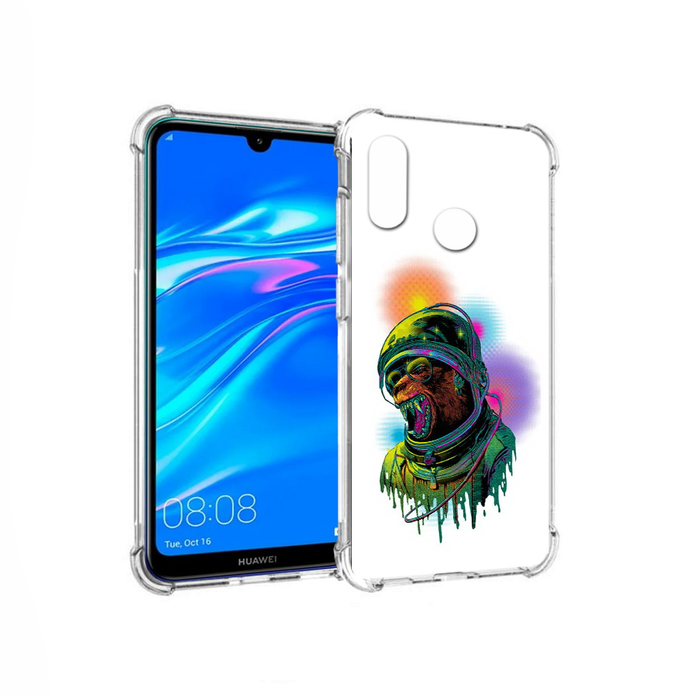 

Чехол MyPads Tocco для Huawei Y9 медведь космонавт (PT227091.35.466), Прозрачный, Tocco