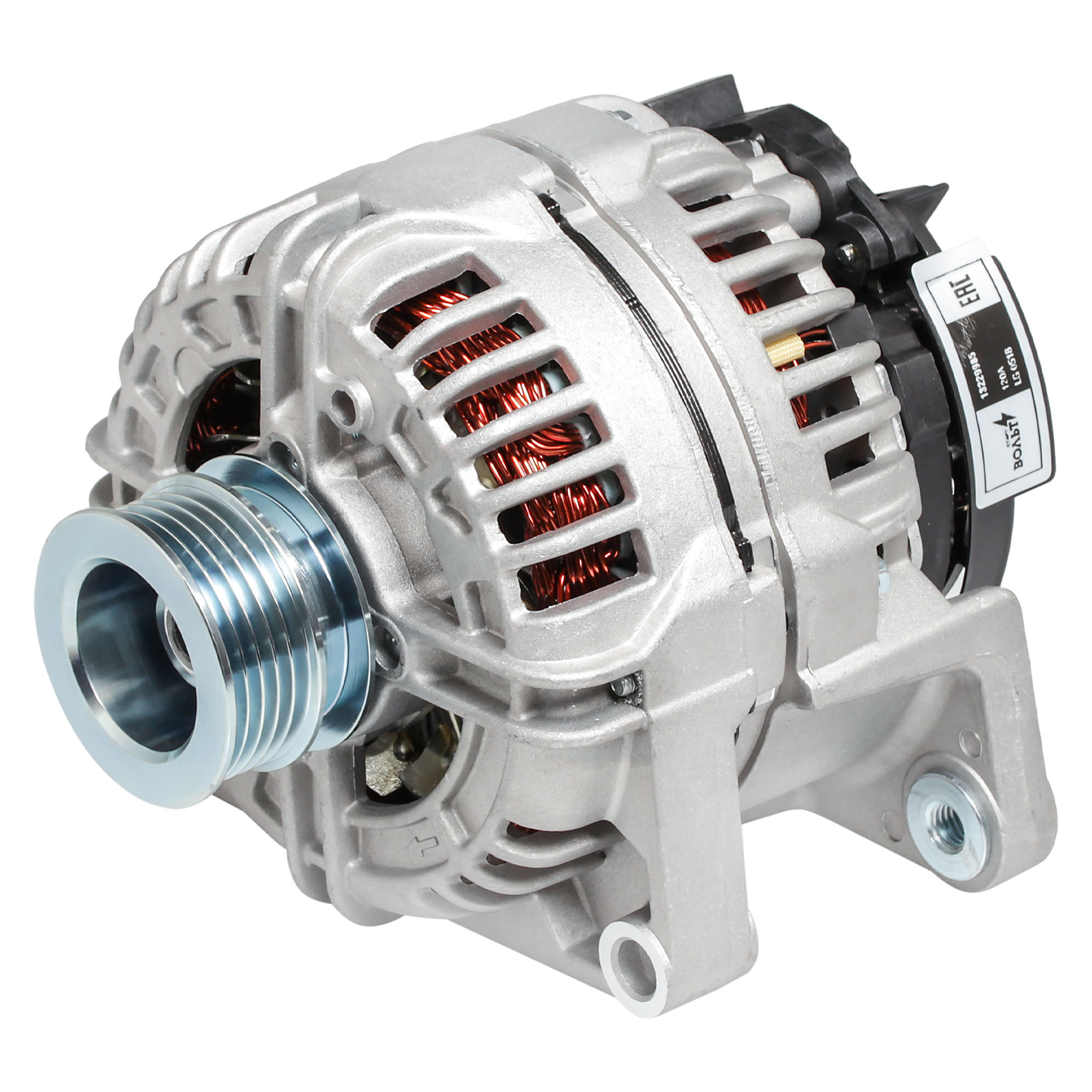 

LG0518_генератор! 12V 120A со шкивом Opel Astra/Vectra/Signum/Zafira 1.6-1.8i 06>