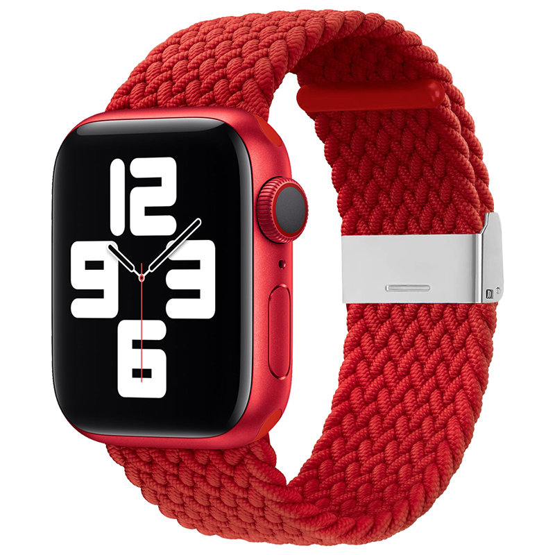 Ремешок для смарт-часов Hurtel Strap Fabric для Apple Watch Ultra/8/7/6/SE/5/4/3/2 Red