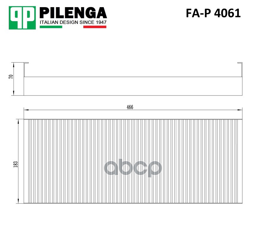 

Фильтр Салонный Man PILENGA арт. FAP4061