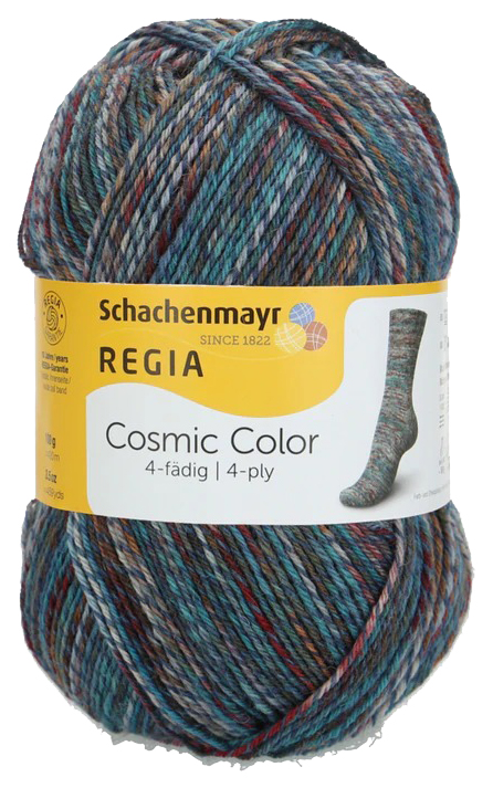 

Пряжа для вязания Regia 9801269 4-fadig (01246), Разноцветный, Regia 4-fadig Color 100g