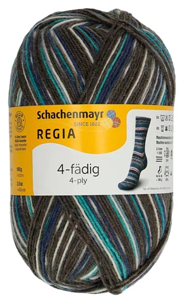 

Пряжа для вязания Regia 9801269 4-fadig (01172), Коричневый, Regia 4-fadig Color 100g
