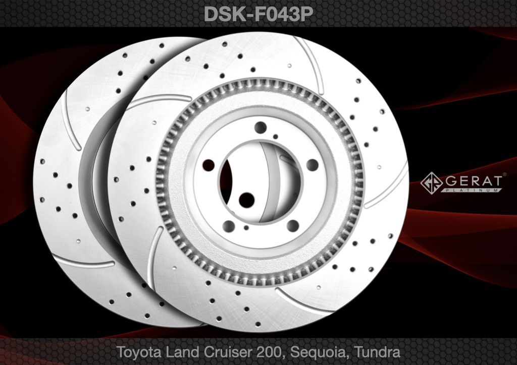 Тормозной диск Gerat DSK-F043P (передний) Platinum