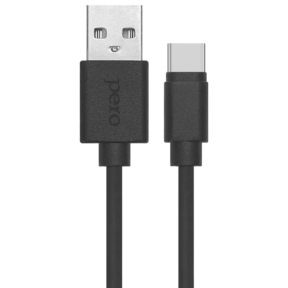 Кабель Pero DC-03 Type-C - USB, 2 А, 2 м, черный