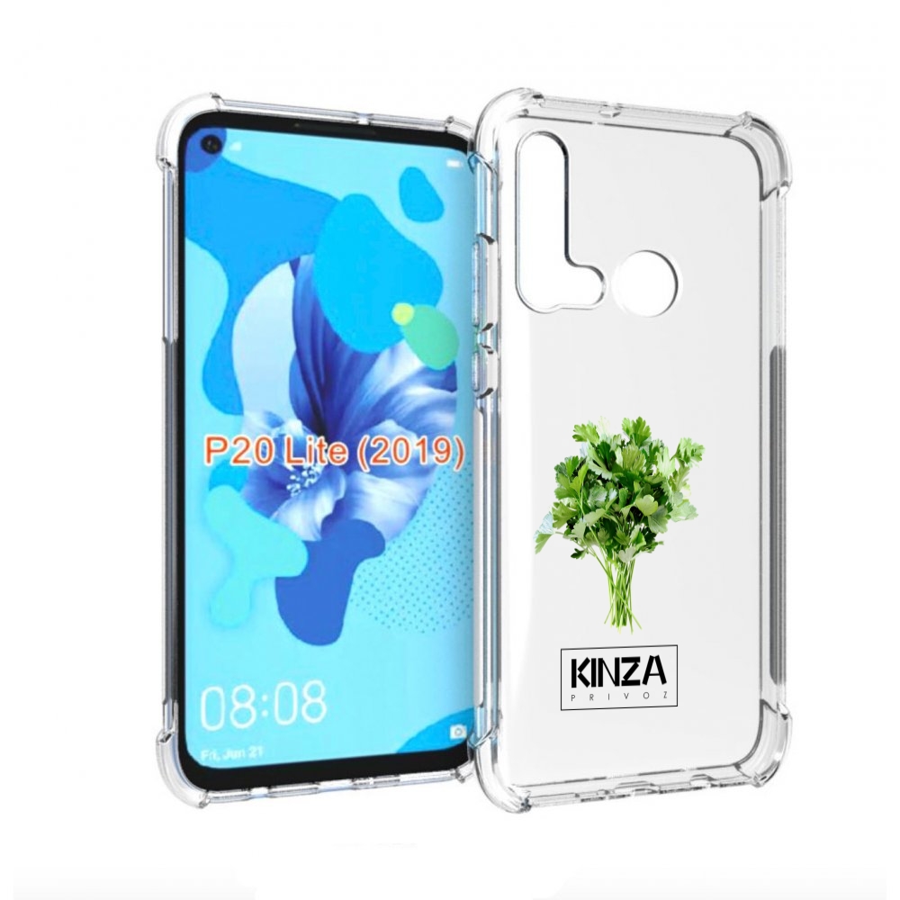 

Чехол бампер MyPads Бренд Кинза для Huawei P20 Lite (2019)., Прозрачный, Tocco