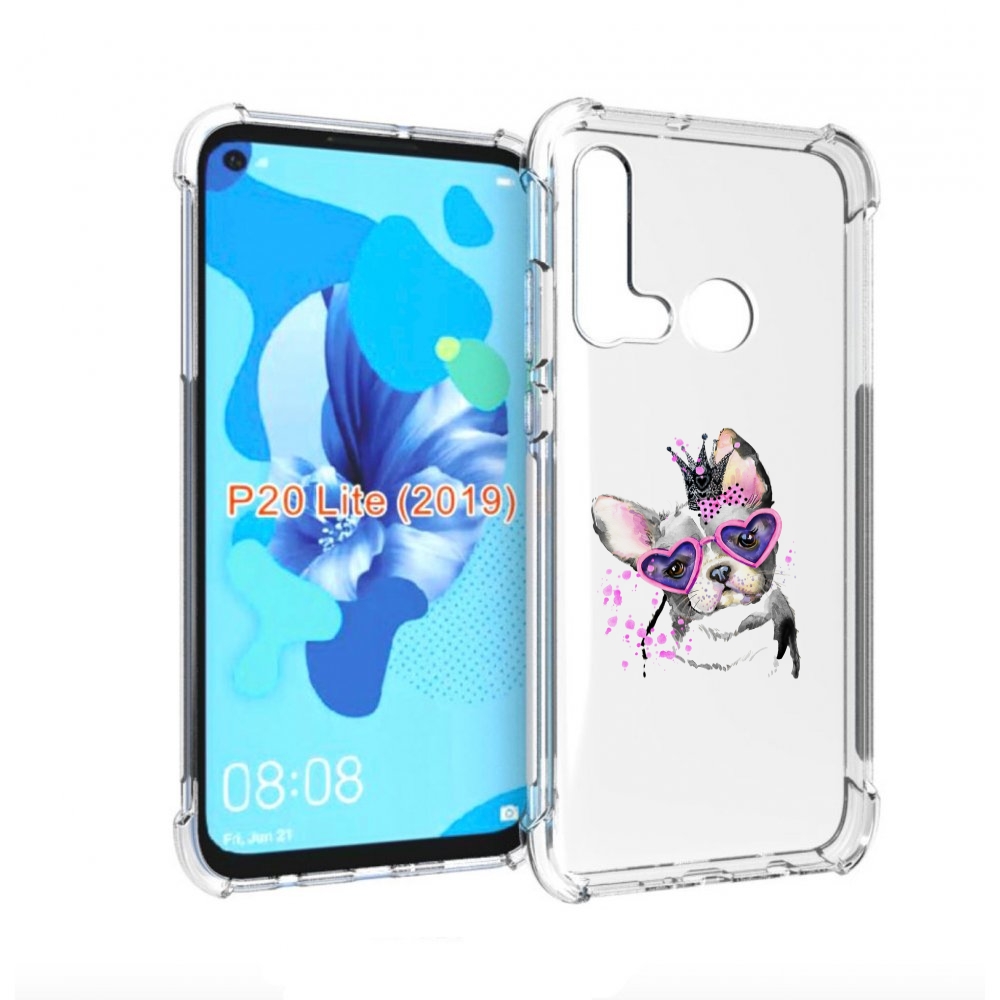 

Чехол бампер MyPads принцесса для Huawei P20 Lite (2019)., Прозрачный, Tocco
