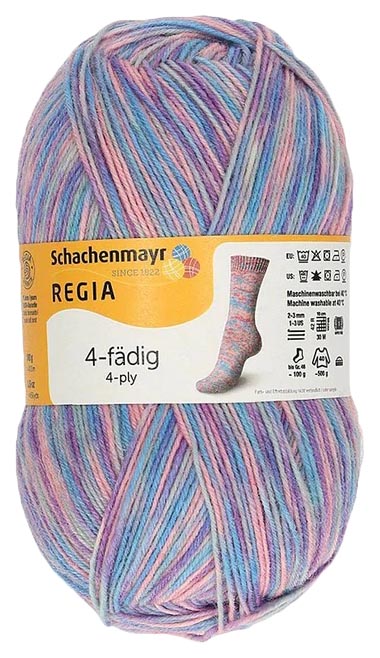 

Пряжа для вязания Regia 9801269 4-fadig (01121), Фиолетовый, Regia 4-fadig Color 100g