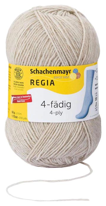 

Пряжа для вязания Regia 9801276 4-fadig (02143), Бежевый, Regia 4-fadig 50g