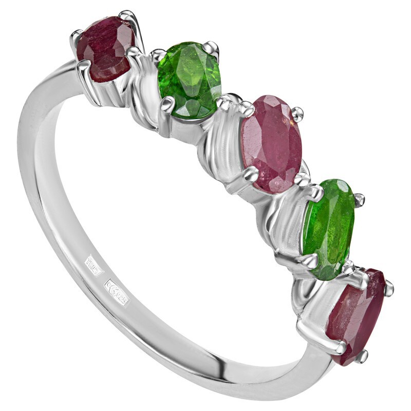 

Кольцо из серебра с рубином , LAZURIT-ONLINE 803700, 803700