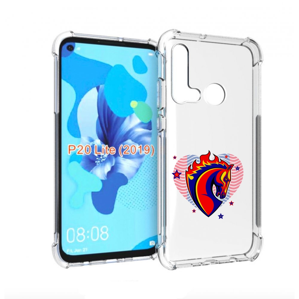 

Чехол бампер MyPads ФК ЦСЛ Лошадь для Huawei P20 Lite (2019)., Прозрачный, Tocco