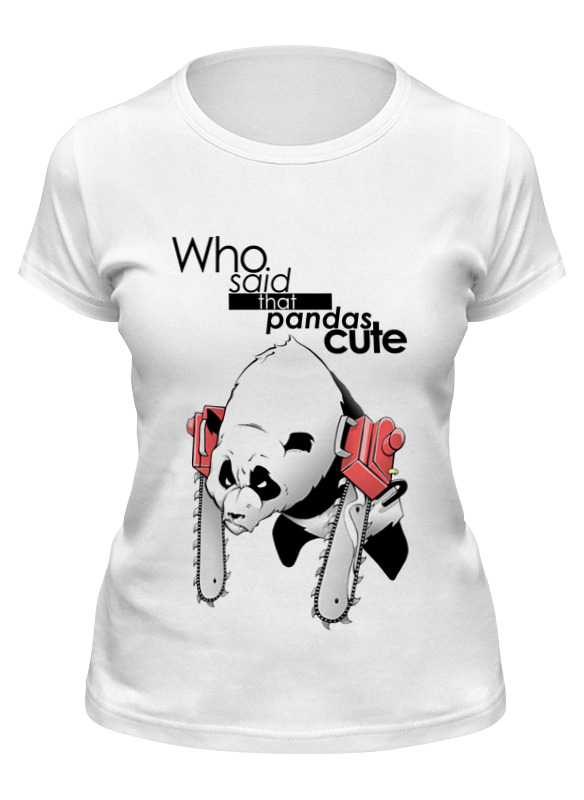

Футболка женская Printio Cute белая 2XL, Белый, Cute