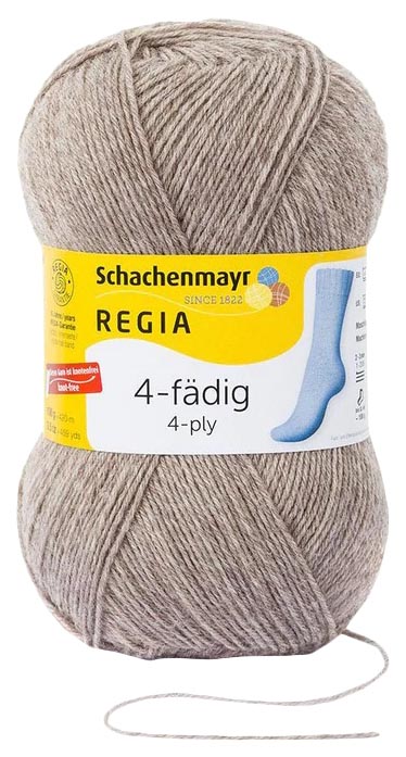 

Пряжа для вязания Regia 9801268 4-fadig (02070), Бежевый, Regia 4-fadig 100g