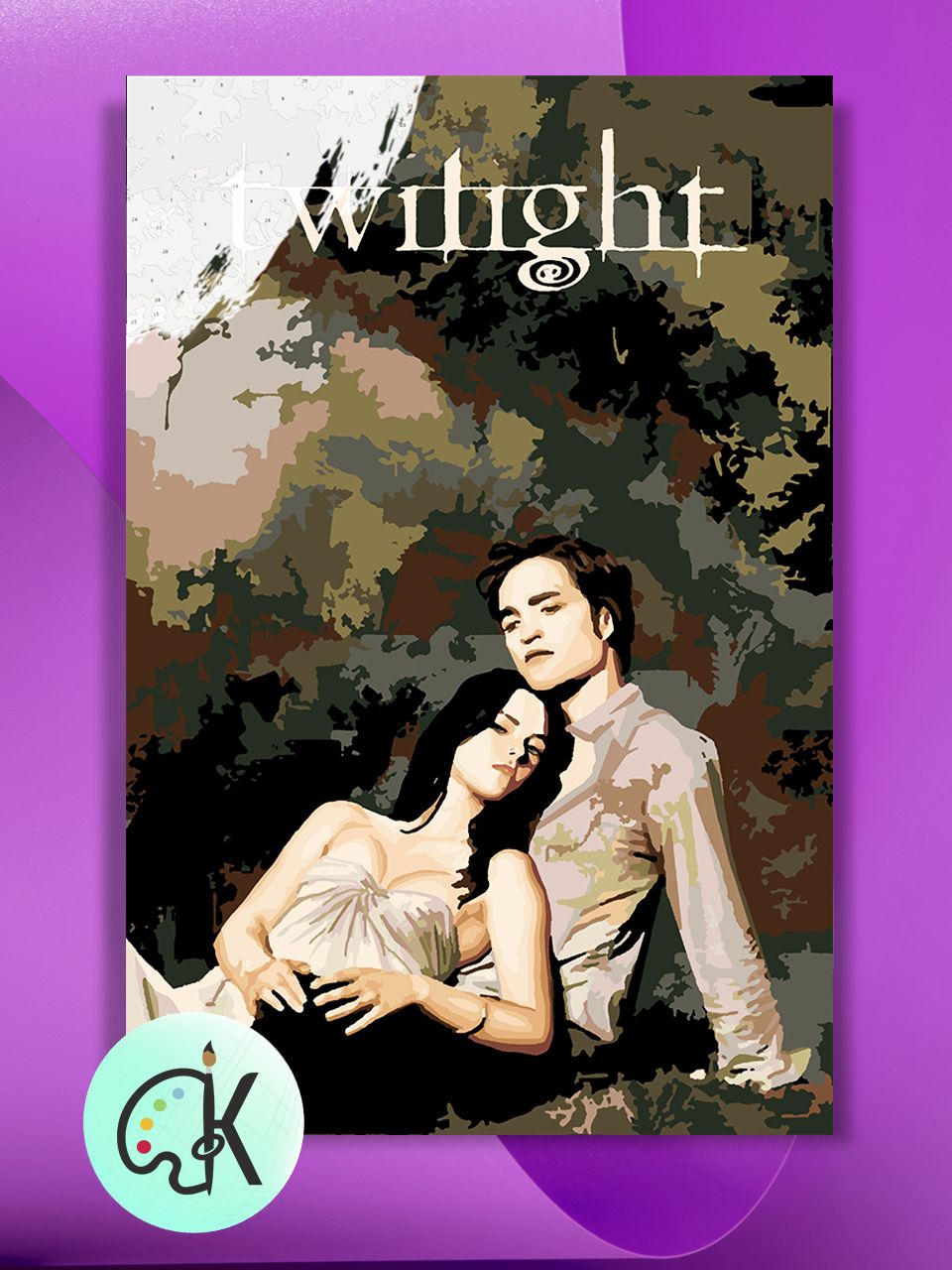 Картина по номерам на холсте Культура Цвета Сумерки, 40 х 60 см