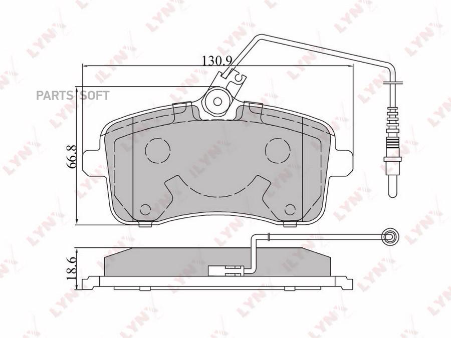 

Колодки торм.пер.PEUGEOT 407 04=>, CITROEN C5 08=>