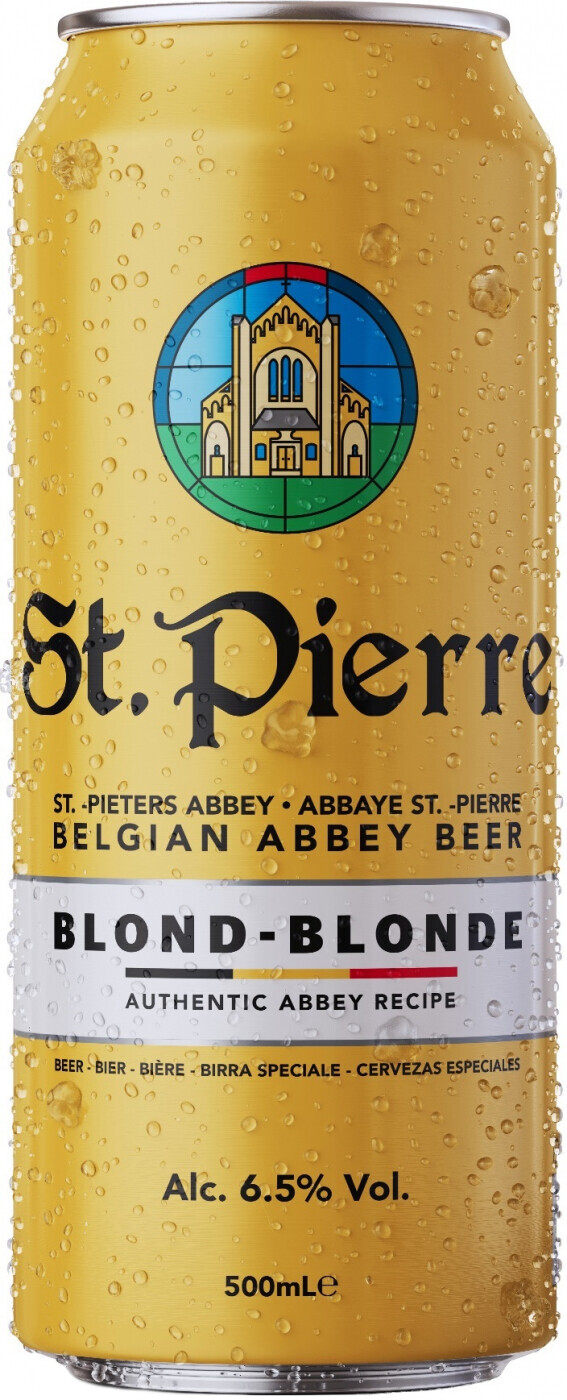 Пиво St. Pierre Blonde светлое 0,5 л ж/б