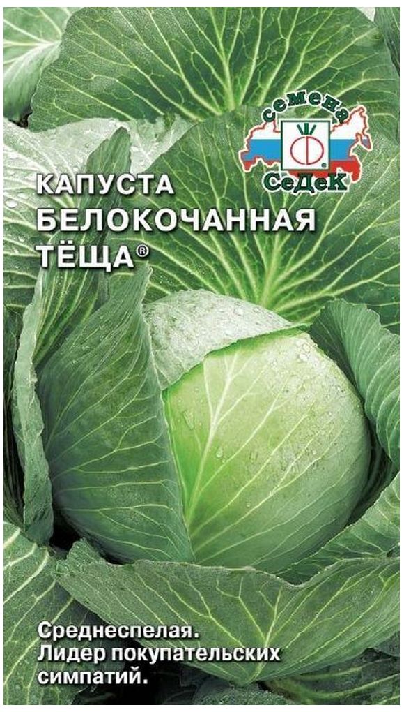 

Семена Капусты СеДеК Теща белокочанная 0,5 г