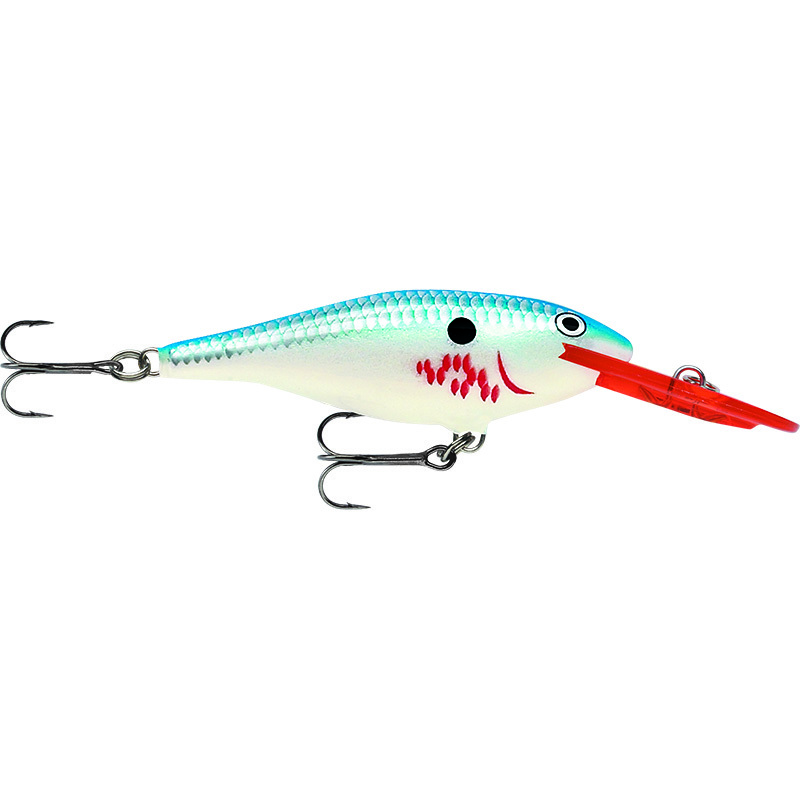 

Воблер Rapala Shad Rap 70мм цвет bbsd, Голубой;белый, Shad Rap