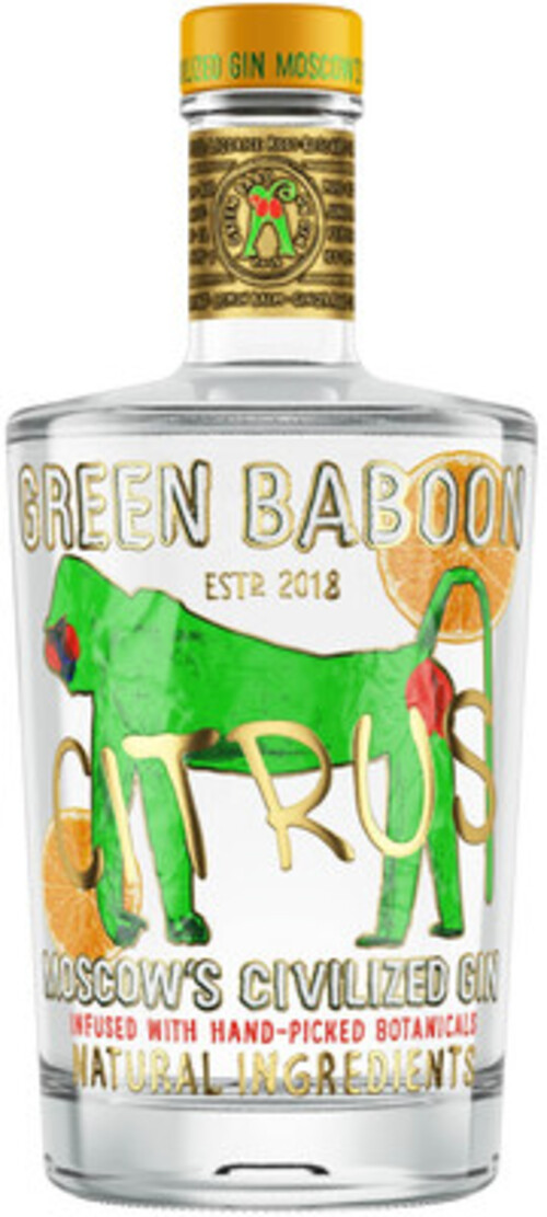 Джин Green Baboon Citrus 0,5 л