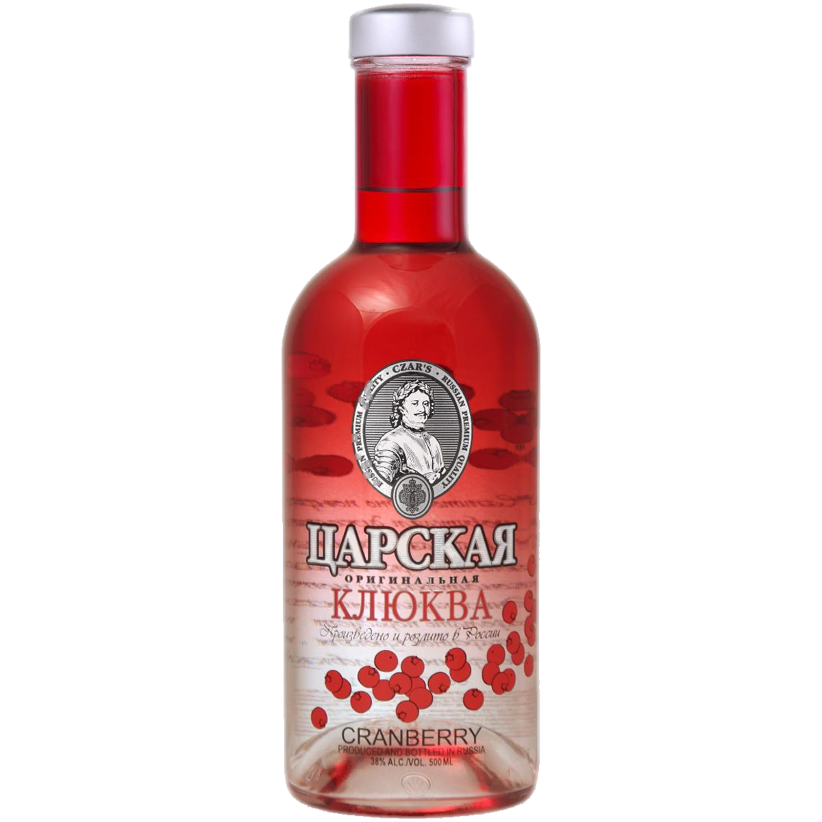 

Водка Царская оригинальная Клюква 0,5 л