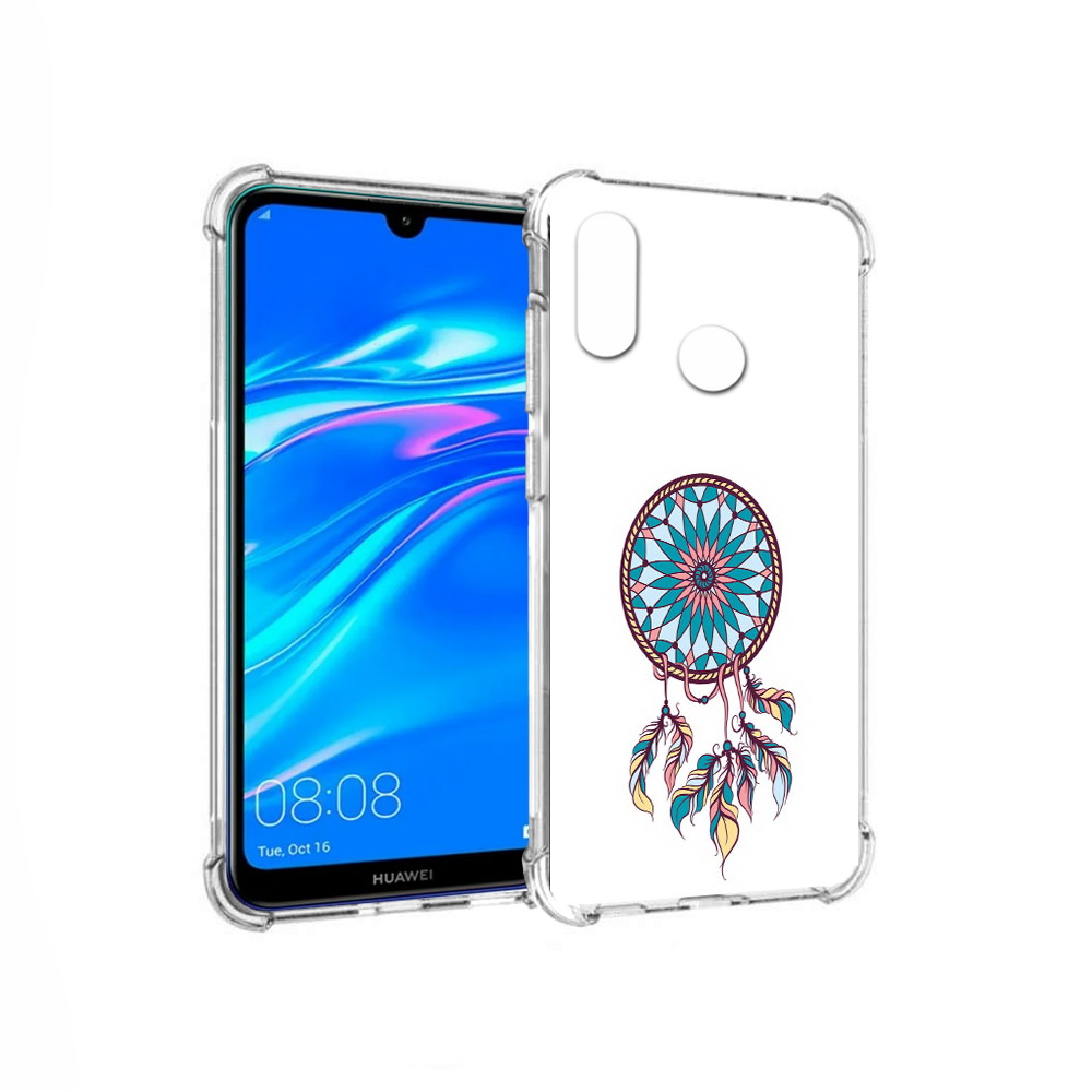 Чехол MyPads Tocco для Huawei Y9 ловец снов синий (PT227091.35.443)