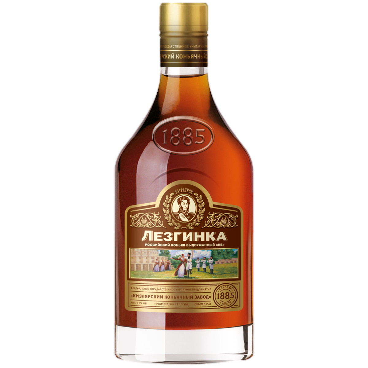 

Коньяк Лезгинка КВ 0,25 л