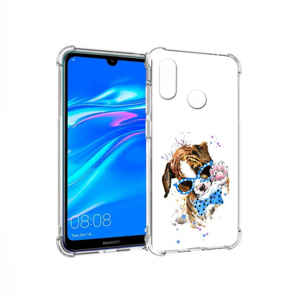 

Чехол MyPads Tocco для Huawei Y9 лапочка (PT227091.35.434), Прозрачный, Tocco