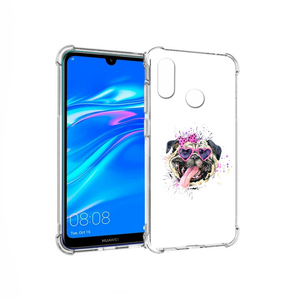 

Чехол MyPads Tocco для Huawei Y9 Веселая собака (PT227091.35.43), Прозрачный, Tocco