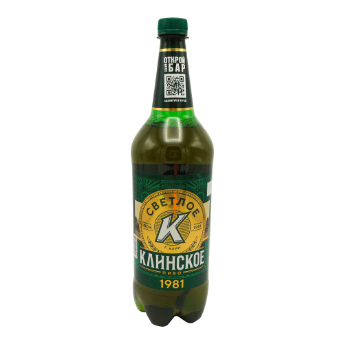 

Пиво Клинское светлое 1,3 л